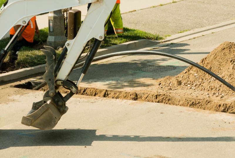 Excavation of Utility Trenches